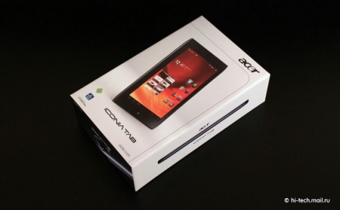  Acer Iconia Tab A100:   Android 3