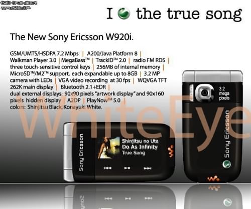 Sony Ericsson W920