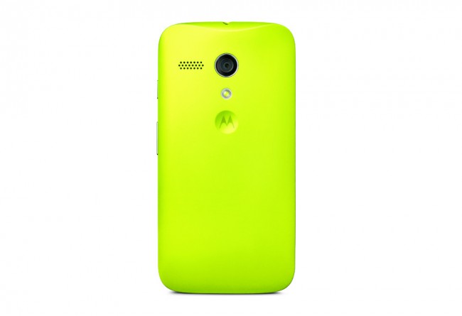 Moto G Lemon Lime Back